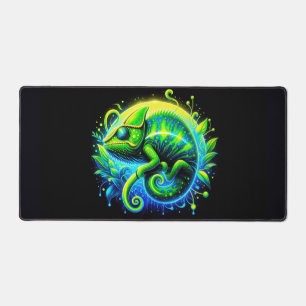 Alfrombrillas De Escritorio Chameleon brillante, Neones capturados por los ojo
