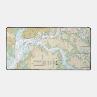 Alfrombrillas De Escritorio Charleston Harbour Nautical Chart 11524