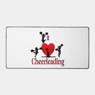 Alfrombrillas De Escritorio Cheerleading único con corazón