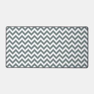 Alfrombrillas De Escritorio Chevron Dull Silver