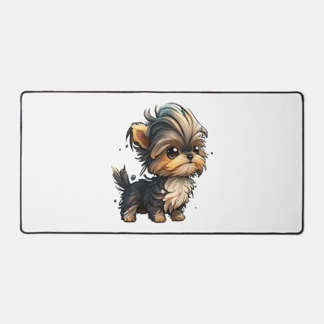 Alfrombrillas De Escritorio Chibi Yorkshire Terrier (Anverso)