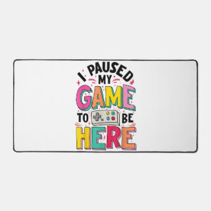Alfrombrillas De Escritorio Chica De Juego He Pausado Mi Juego Para Estar Aquí