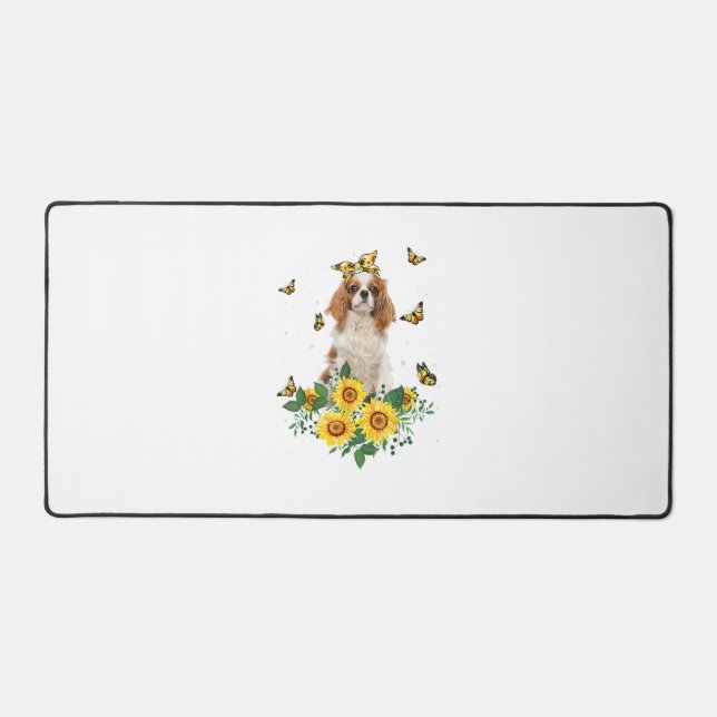 Alfrombrillas De Escritorio Chicas Mujeres Mamá Cavalier King Charles Spaniel  (Anverso)