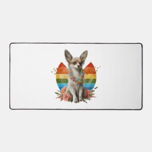 Alfrombrillas De Escritorio Chihuahua Cute Dog, hermosa Chica de flores