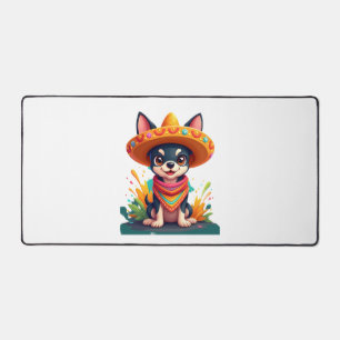 Alfrombrillas De Escritorio Chihuahua México Cinco de Mayo Perro Divertido