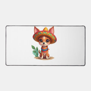 Alfrombrillas De Escritorio Chihuahua México Cinco de Mayo Perro Divertido (3)