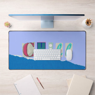 Alfrombrillas De Escritorio Chill Blue Collage