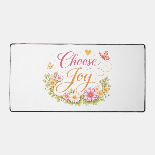 Alfrombrillas De Escritorio Choose Joy (Anverso)