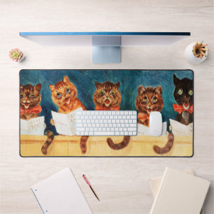 Alfrombrillas De Escritorio Cinco gatos cantantes, Louis Wain