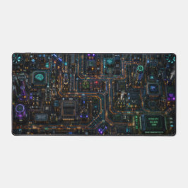 Alfrombrillas De Escritorio Circuit City – Futurista Cyberpunk Juego Extendido