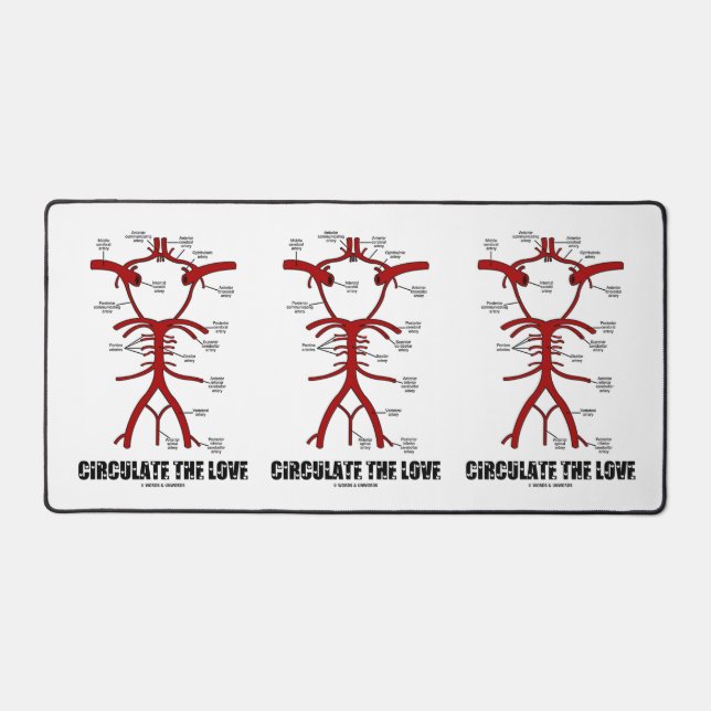 Alfrombrillas De Escritorio Circular El Círculo De Amor De Willis Anatomy Advi (Anverso)