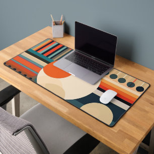 Alfrombrillas De Escritorio Círculos retro negrita y tiras 1 de 6