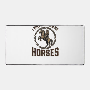 Alfrombrillas De Escritorio Cita divertida de caballo Diseño vintage de equita