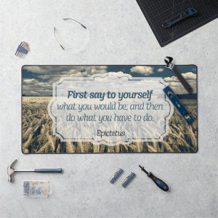 Alfrombrillas De Escritorio Cita Inspiradora de Epictetus "Hazlo"