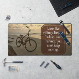 Alfrombrillas De Escritorio Cita Inspiradora de "Montar en bicicleta"