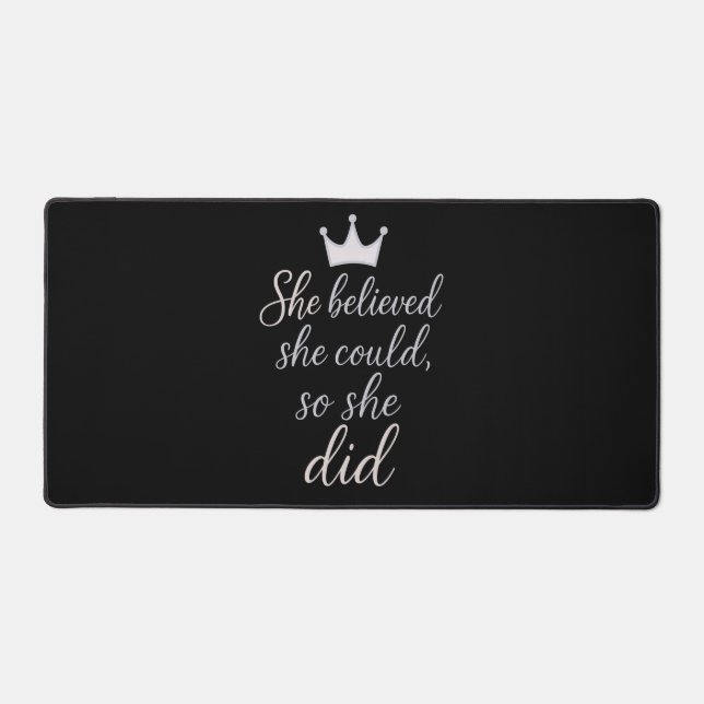 Alfrombrillas De Escritorio Cita inspiradora para mujeres (Anverso)