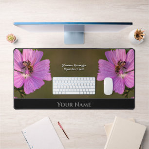 Alfrombrillas De Escritorio Cita motivadora con flores hermosas