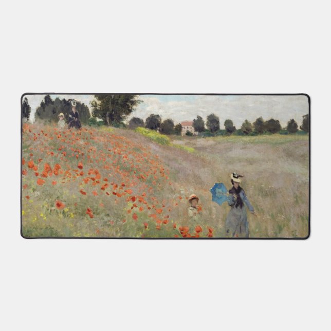 Alfrombrillas De Escritorio Claude Monet - Campo de amapola (Anverso)