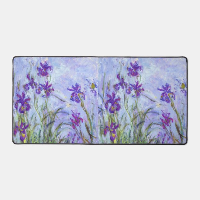 Alfrombrillas De Escritorio Claude Monet - Lilac Irises / Iris Mauves (Anverso)