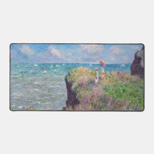 Alfrombrillas De Escritorio Claude Monet - Paseo por el acantilado en Pourvill