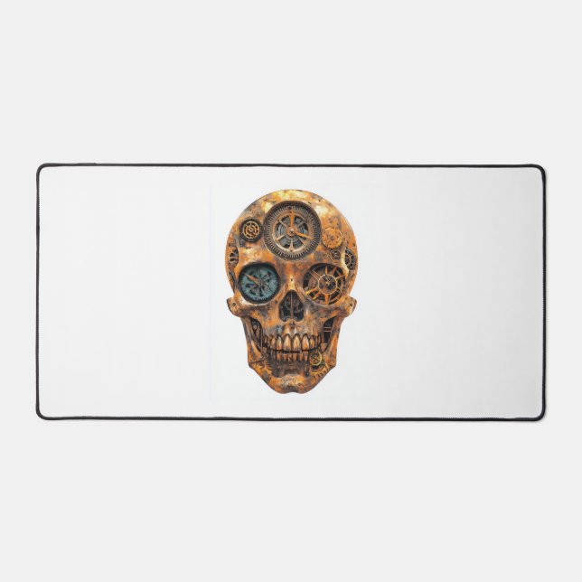 Alfrombrillas De Escritorio Clockwork Skull Fusion (Anverso)