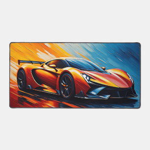 Alfrombrillas De Escritorio Coche de Carreras Elegante Velocidad y Estilo