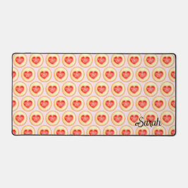 Alfrombrillas De Escritorio Cocinas clásicas de huella digital del corazón de 