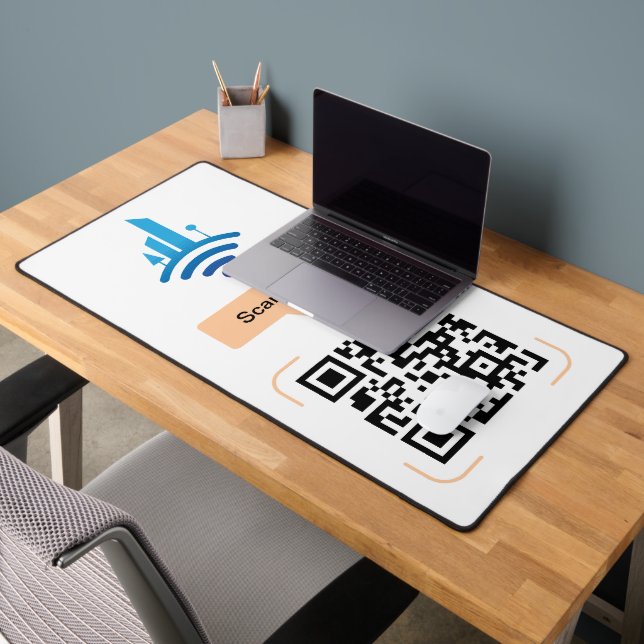 Alfrombrillas De Escritorio Código QR Wi-Fi gratuito simple (Oficina 2)