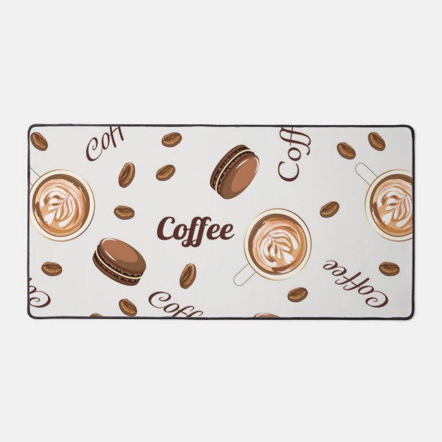 Alfrombrillas De Escritorio Coffee pattern (Anverso)