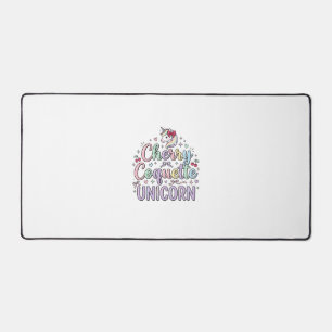 Alfrombrillas De Escritorio Cojinete de Cereza Unicornio Original Zazzle De