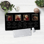 Alfrombrillas De Escritorio collage de fotos moderno clásico del calendario 20<br><div class="desc">2025 Calendario Año completo Minimalista Mostrador de estilo clásico Mat Mouse Pad con tu nombre y 4 de tus fotos favoritas! 🌟 Esta es para 2025 🌟 Esta versión está en moda en blanco y negro, pero los colores se pueden personalizar fácilmente! Póngase en contacto con nosotros en cedarandstring@gmail.com si...</div>