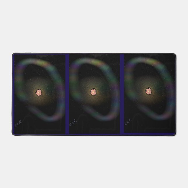 Alfrombrillas De Escritorio Collapsing Supernova, Expanding Ring Desk Mat (Anverso)