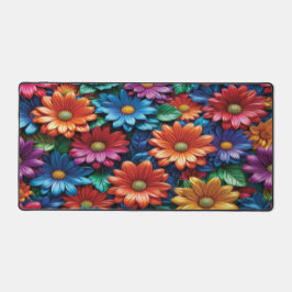 Alfrombrillas De Escritorio Colorful Floral - Desk Mat