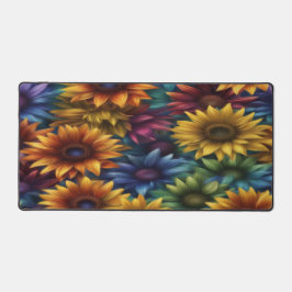 Alfrombrillas De Escritorio Colorful Sunflowers - Desk Mat