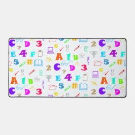 Alfrombrillas De Escritorio Colorida, divertida y Inspiradora escuela de apren