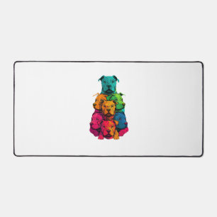 Alfrombrillas De Escritorio Colorido Orgullo LGBT Staffordshire Bull Terrier D