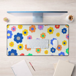 Alfrombrillas De Escritorio Colorido Y2K Patrón Indie De Flor Pequeña