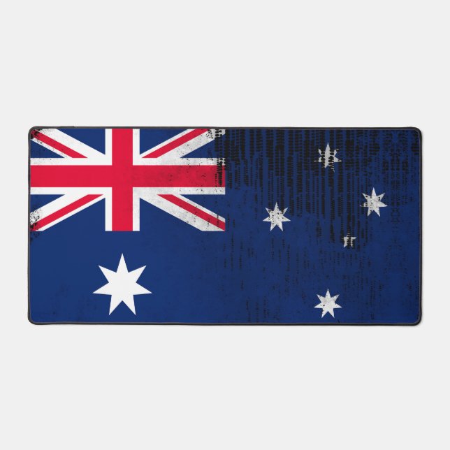 Alfrombrillas De Escritorio Comfy Gaming Desk Mat - Bandera Australiana (Anverso)