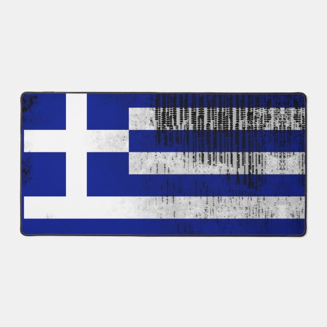 Alfrombrillas De Escritorio Comfy Gaming Desk Mat - Bandera de Grecia (Anverso)