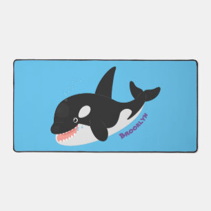 Alfrombrillas De Escritorio Cómico asesino ballena orca personalizado lindo il