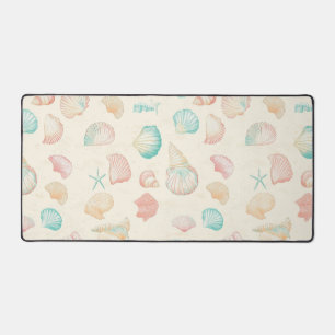Alfrombrillas De Escritorio Concha de caracol pastel estrella de mar azul melo