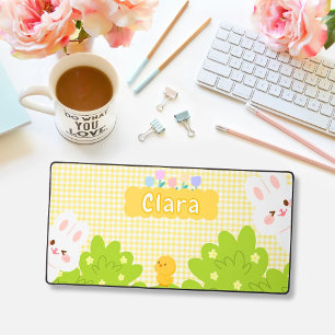 Alfrombrillas De Escritorio Conejito Kawaii Adorable Flores Pasadas de Primave