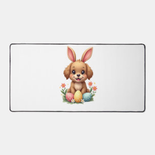 Alfrombrillas De Escritorio Conejo de Pascua Vintage Perro Cachorro Lindo Ilus