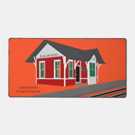 Alfrombrillas De Escritorio Controlador de estación de tren de ferrocarril mod