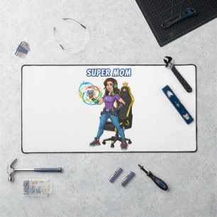 Alfrombrillas De Escritorio Controlador de juegos de Super Mamá Dibujo Animado