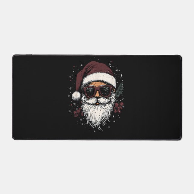 Alfrombrillas De Escritorio Cool Santa with Sunglasses Christmas (Anverso)