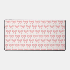 Alfrombrillas De Escritorio Coqueta de arco rosa estético