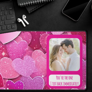 Alfrombrillas De Escritorio Corazones rosados púrpuras que envio mensajes de t
