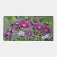 Cosmea Wild Flowers Desk Mat