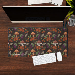 Alfrombrillas De Escritorio Cottagecore Floral Personalizado Extendido con Hon